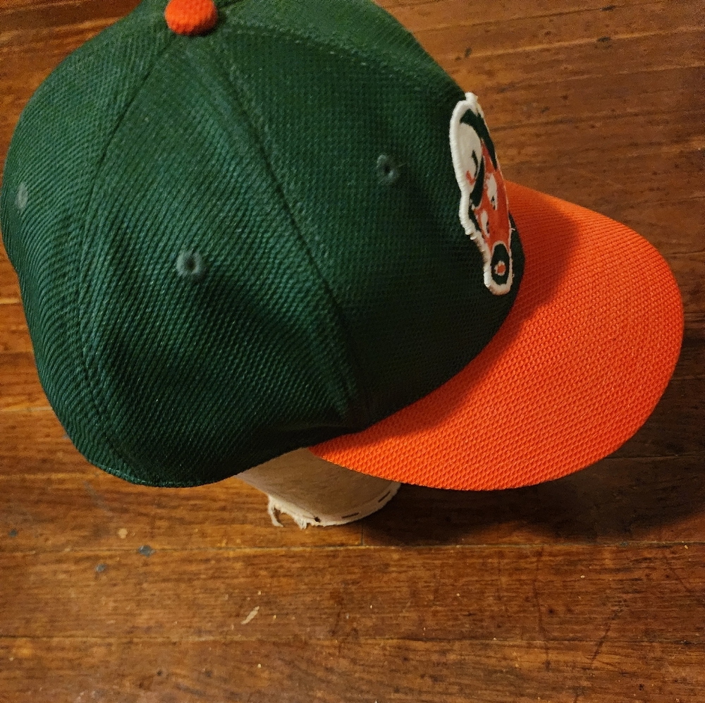 Miami Hurricanes Mens Sz 7 7/8 Fitted Hat - Picture 4 of 7